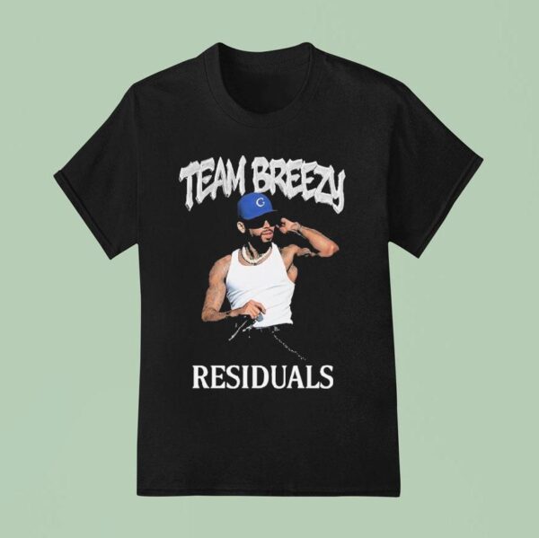 Chris Brown Team Breezy Residuals Tour Chicago Concer T Shirt