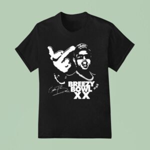 Chris Brown Tour Breezy Bowl Xx Middle Finger T Shirt