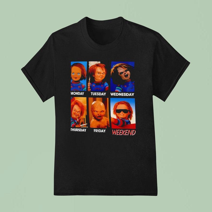 Chucky Days Of The Week Halloween T Shirt