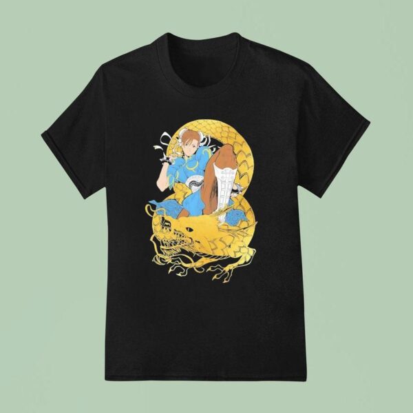 Chun Li Gold Dragon T Shirt