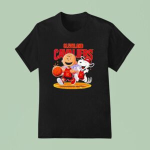 Cleveland Cavaliers And Peanuts Snoopy T Shirt