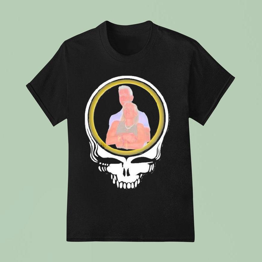 Coldplay Caught On Cam Grateful Dead Andy Byron And Kristin Cabot Skull T Shirt