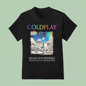 Coldplay Music Of The Spheres Madison Wi July Camp Randall Stadium T Shirt