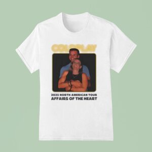 Coldplay S Kiss Cam North American Tour Affairs Of The Hear T Shirt