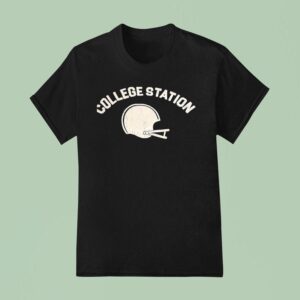 College Station Texas Am Aggies Football Helme T Shirt