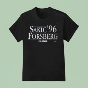 Colorado Sakic Forsberg T Shirt