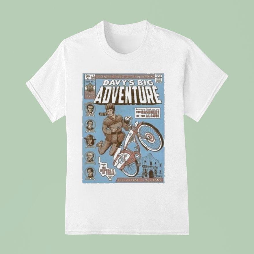 Comic Book Davy S Big Adventure T Shirt