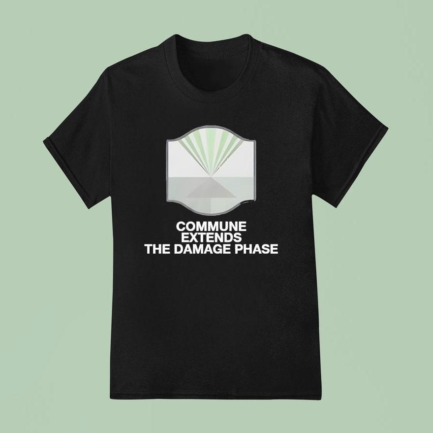 Commune Extends The Damage Phase Logo T Shirt