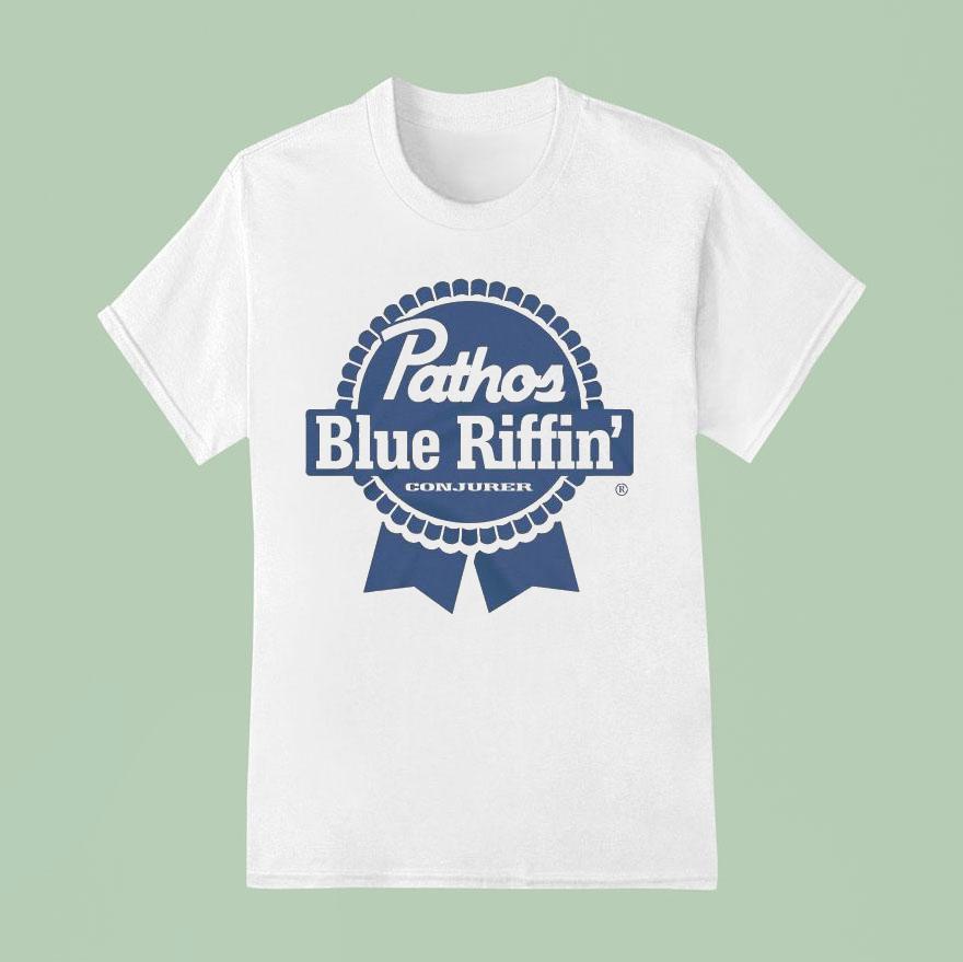 Conjurer Pathos Blue Riffin T Shirt