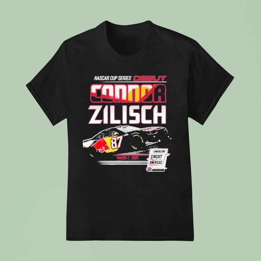 Connor Zilisch Red Bull Cup Debut Heathered Nascar Cup Series T Shirt