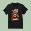 Contrarian Elbows Up Canada T Shirt