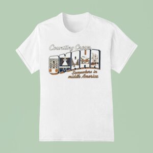 Counting Crows Omaha Somewhere In Middle America T Shirt