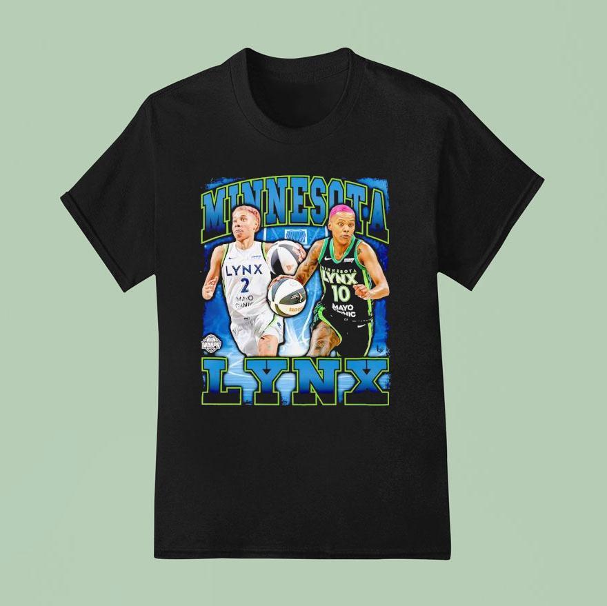 Courtney Williams And Natisha Hiedeman Minnesota Lynx Basketball Wnba All Star Game T Shirt