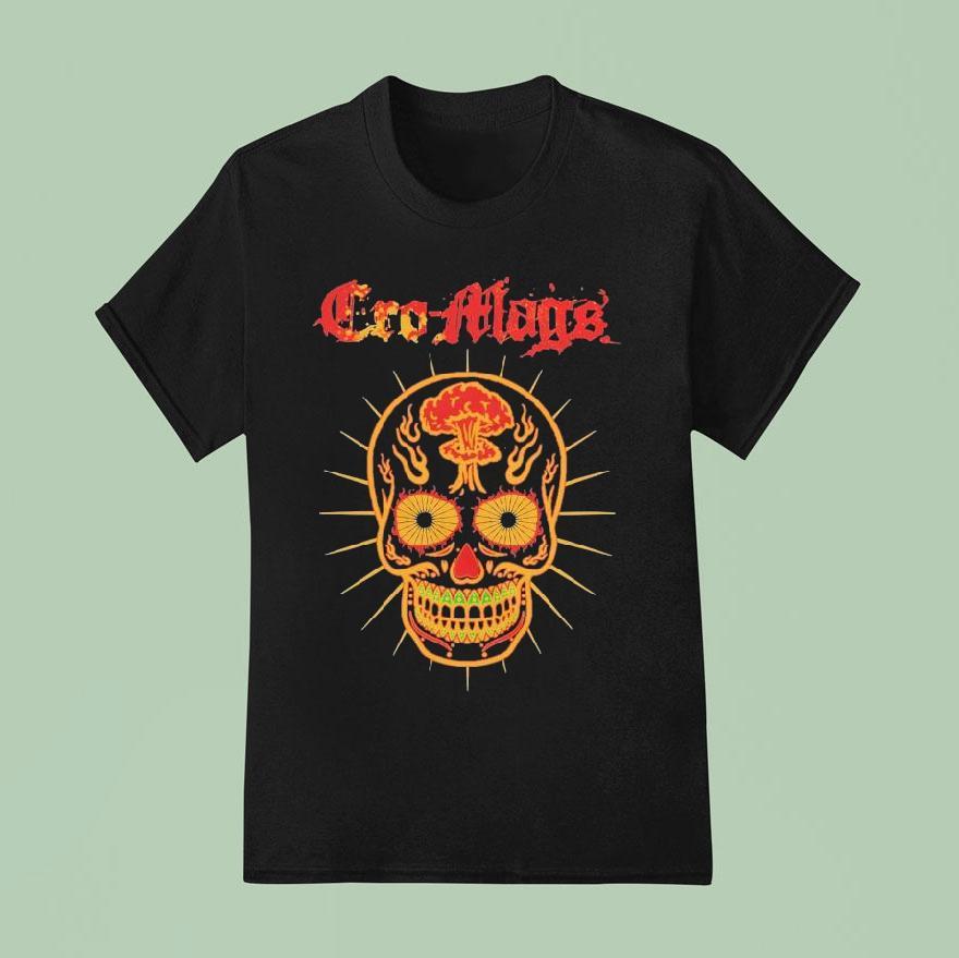 Cro Mags Age Of The Dead Skull T Shirt
