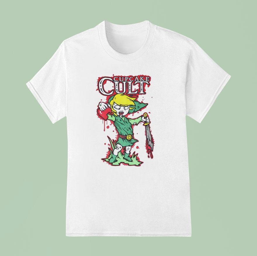 Cupcake Cult Legend Of Zelda Zombie New T Shirt