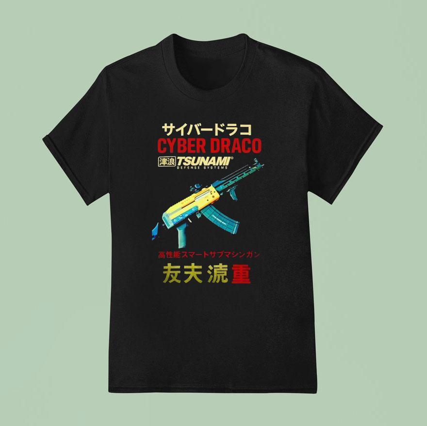 Cyber Draco Tsunami Defense Systems T Shirt