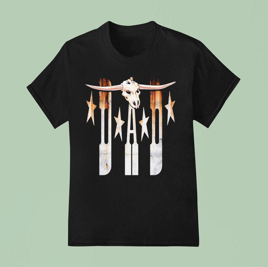 D A D Rust Stars T Shirt