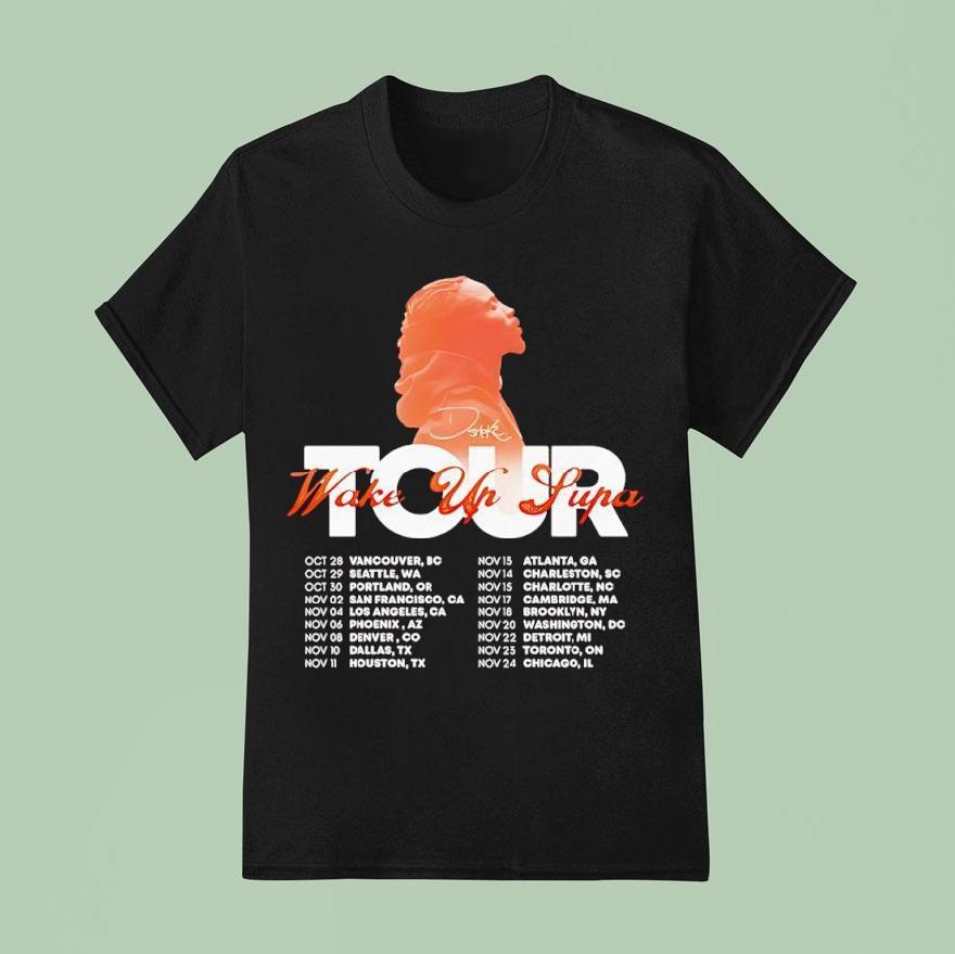 D Smoke Wake Up Supa Tour T Shirt