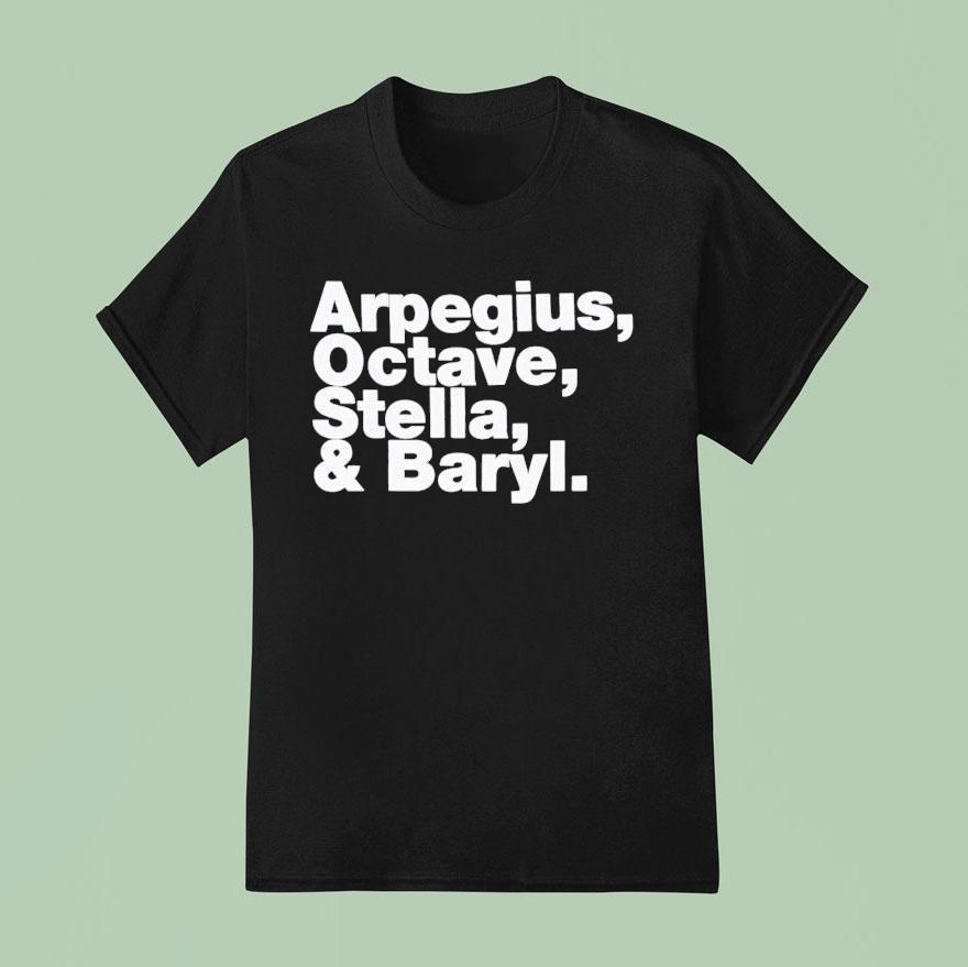 Daft Punk Arpegius Octave Stella And Baryl Crescendolls Roll Call T Shirt