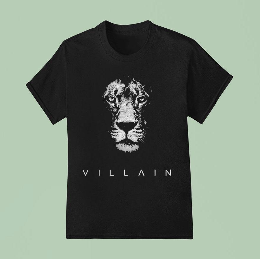Dan Campbell Wearing Detroit Lions Villain T Shirt