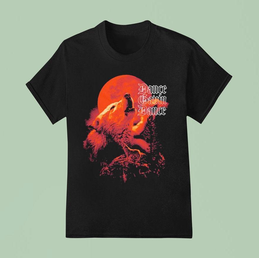 Dance Gavin Dance Blood Wolf T Shirt