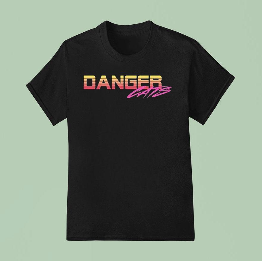 Danger Cats Logo T Shirt