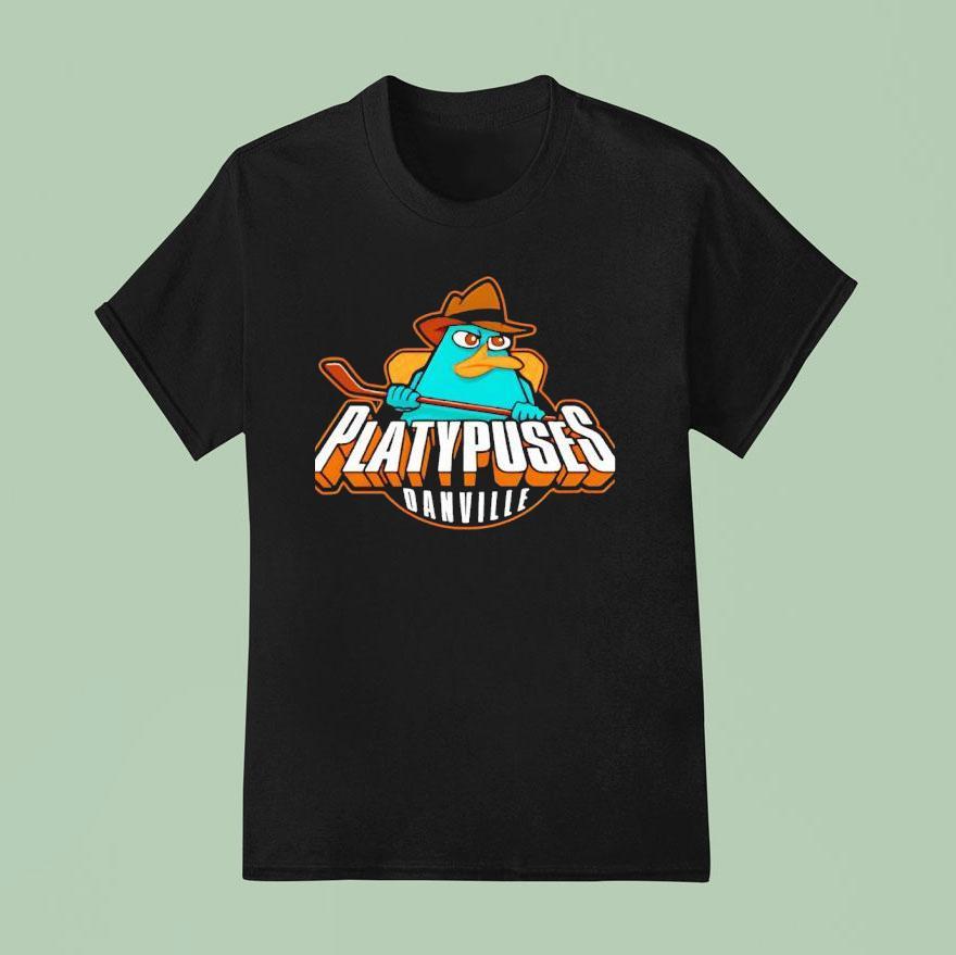 Danville Platypuses Style Anaheim Ducks Hockey T Shirt