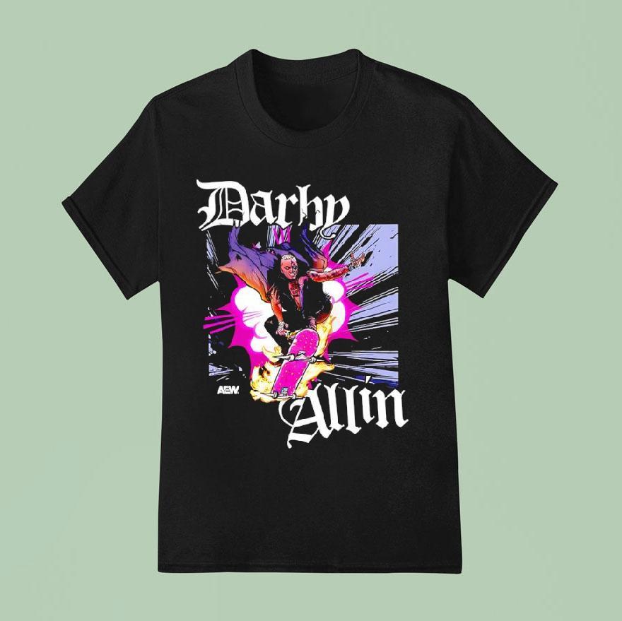 Darby Allin Aew Comic T Shirt