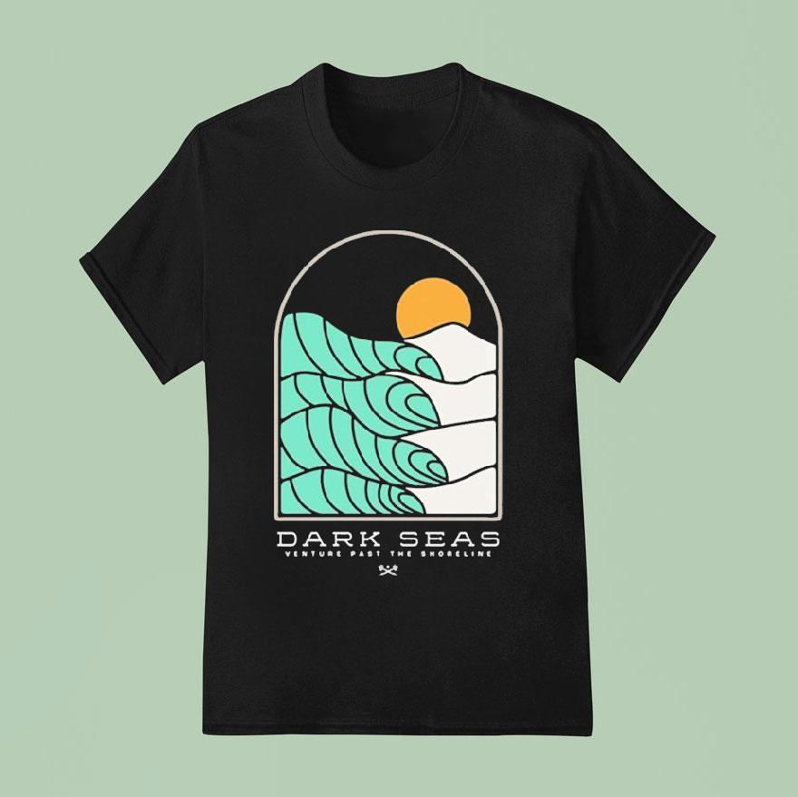 Dark Seas Venture Past The Shoreline Greenroom T Shirt