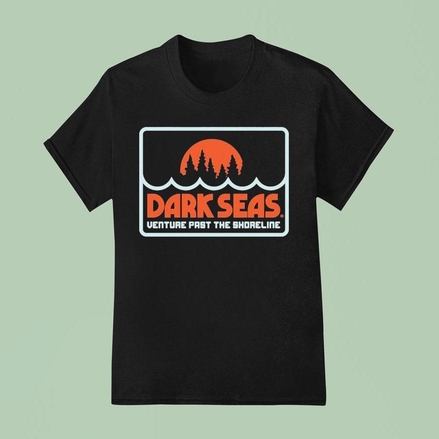 Dark Seas Venture Past The Shoreline Trail King T Shirt