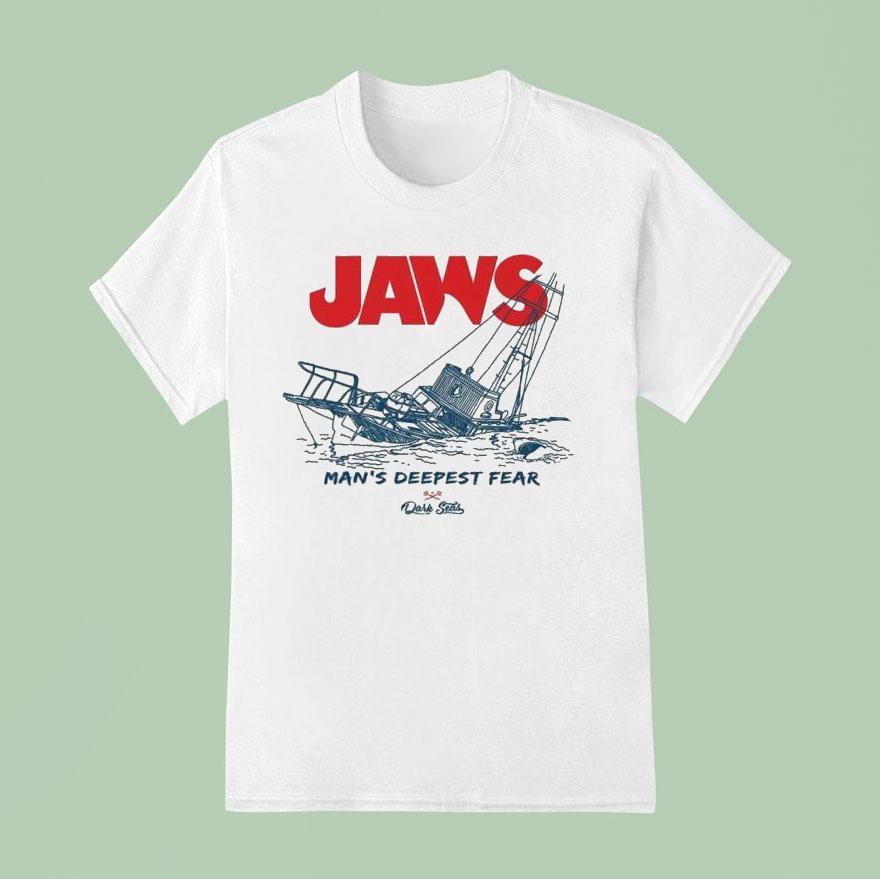 Dark Seas X Jaws Man S Deepest Fear T Shirt