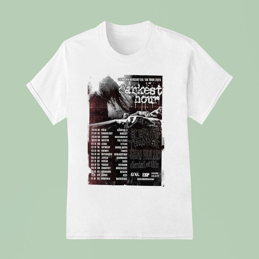 Darkest Hour Th Anniversary Eu Uk Tour T Shirt