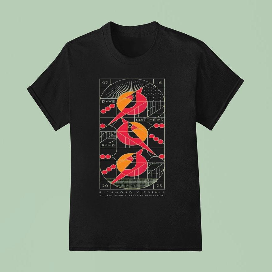 Dave Matthews Band July Concert The Allianz Amphitheater T Shirt