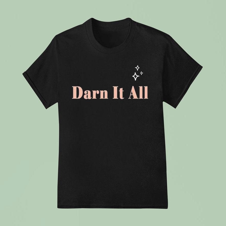 David Abed Wearing Darn It All T Shirt