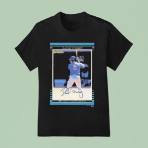 David Wright New York Mets Male Topps Baseball Card Player T Shirt
