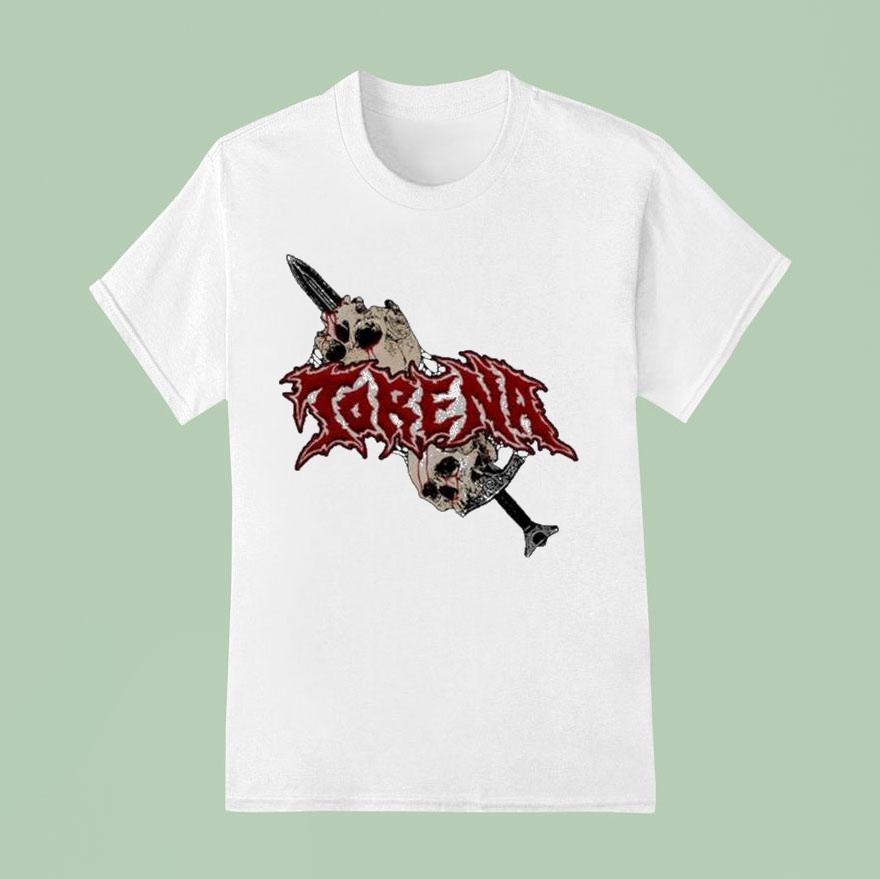 Daze Torena Sword Through Skulls T Shirt