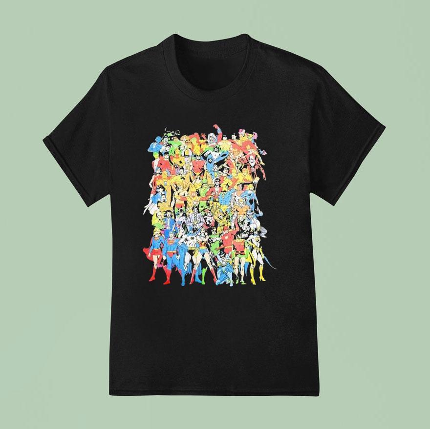 Dc Comics Super Power Characters T Shirt