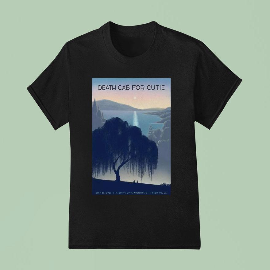 Death Cab For Cutie Jul Redding Civic Auditorium In Redding Ca T Shirt
