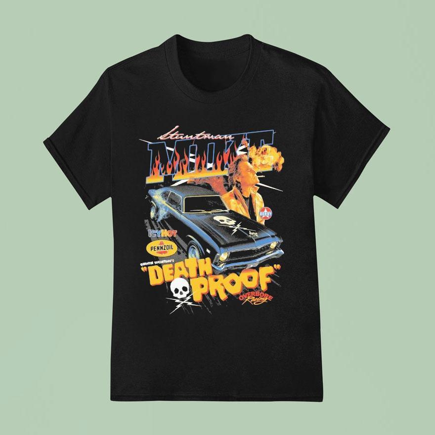 Death Proof Mike Icy Hot Pennzoil Quentin Tarantino S T Shirt