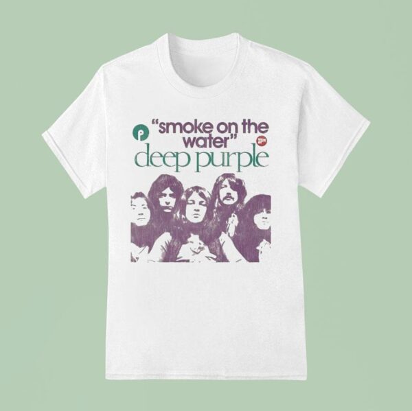 Deep Purple Smoke On The Water Photo T Shirt