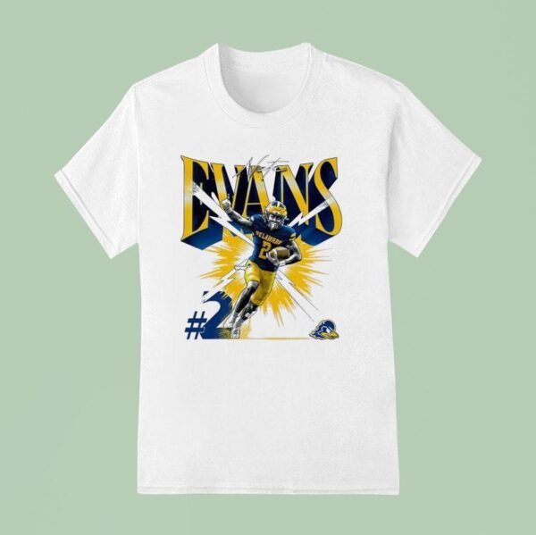 Delaware Ncaa Football Nathan Evans Collage T Shirt