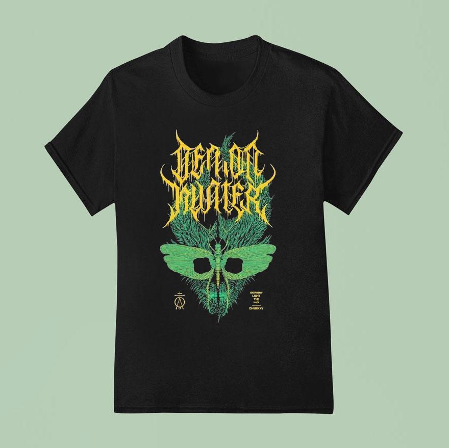 Demon Hunter Sorrow Light The Way Moth T Shirt