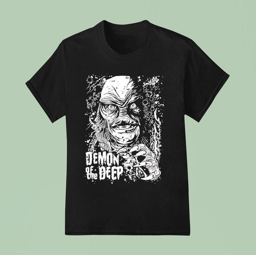 Demon Of The Deep A Part Of The Arinesart Monster Collection Collection T Shirt