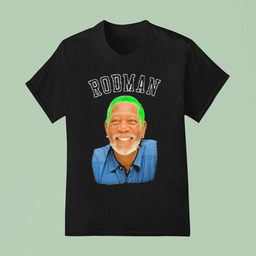 Dennis Rodman Morgan Freeman T Shirt