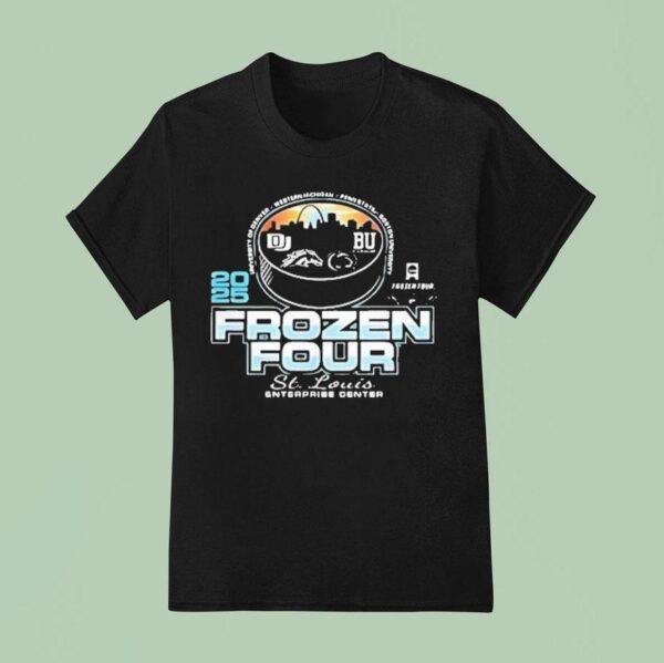 Denver Broncos Vs Penn State Nittany Lions Psu Hockey Frozen Four Championship T Shirt