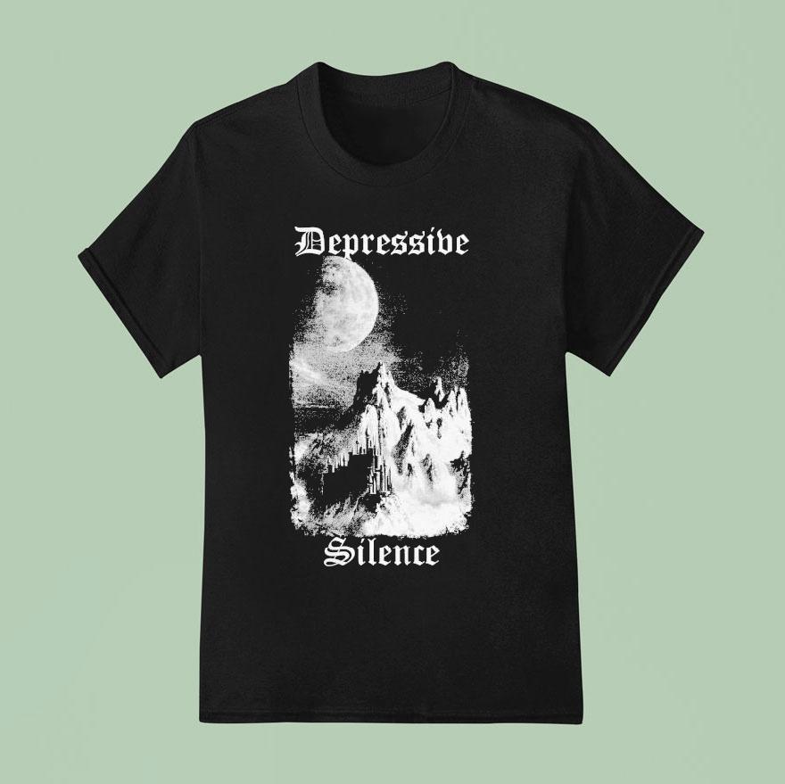 Depressive Silence Mourning T Shirt