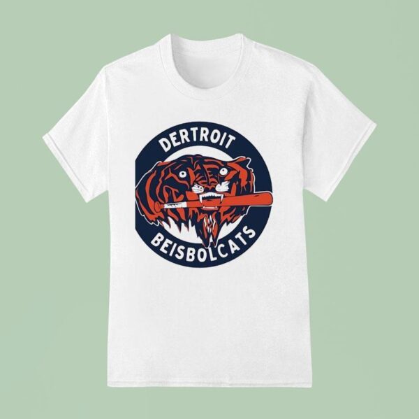 Dertroit Beisbolcats Logo T Shirt