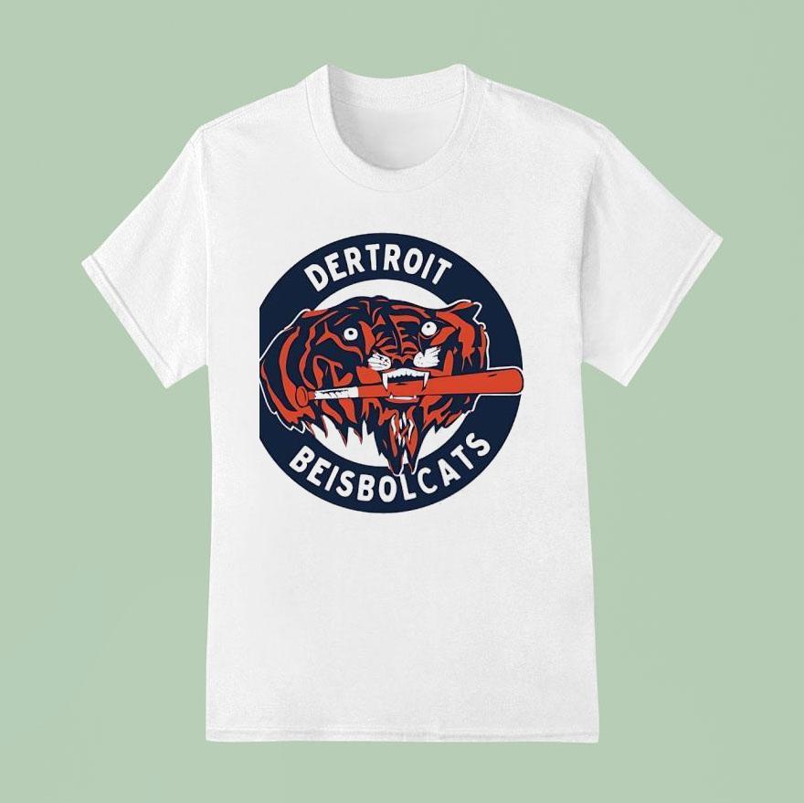 Dertroit Beisbolcats Logo T Shirt