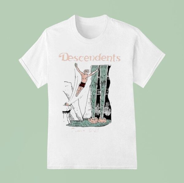 Descendents Denver Punk In The Park Festival On July Diving Waterfall T Shirt