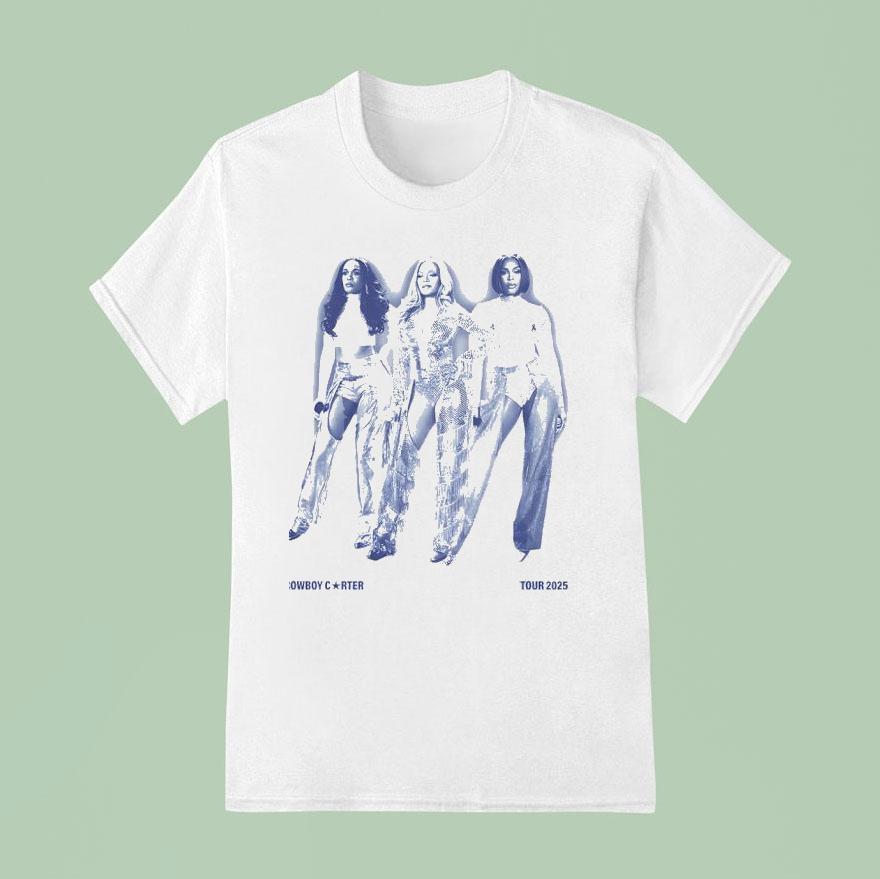 Destiny S Child Reunites After Years In Beyonce Cowboy Carter Concert Tour T Shirt